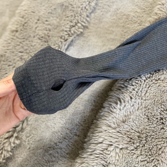 Gray Cutout Dress - Picture 3 of 3